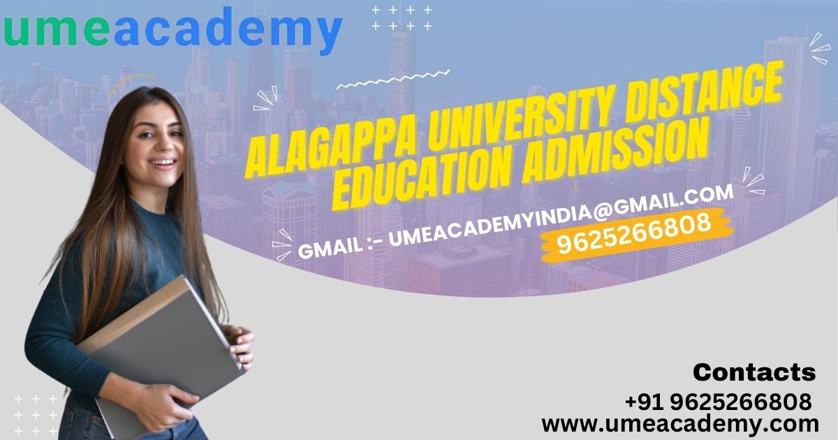 Alagappa University Distance Education Admission